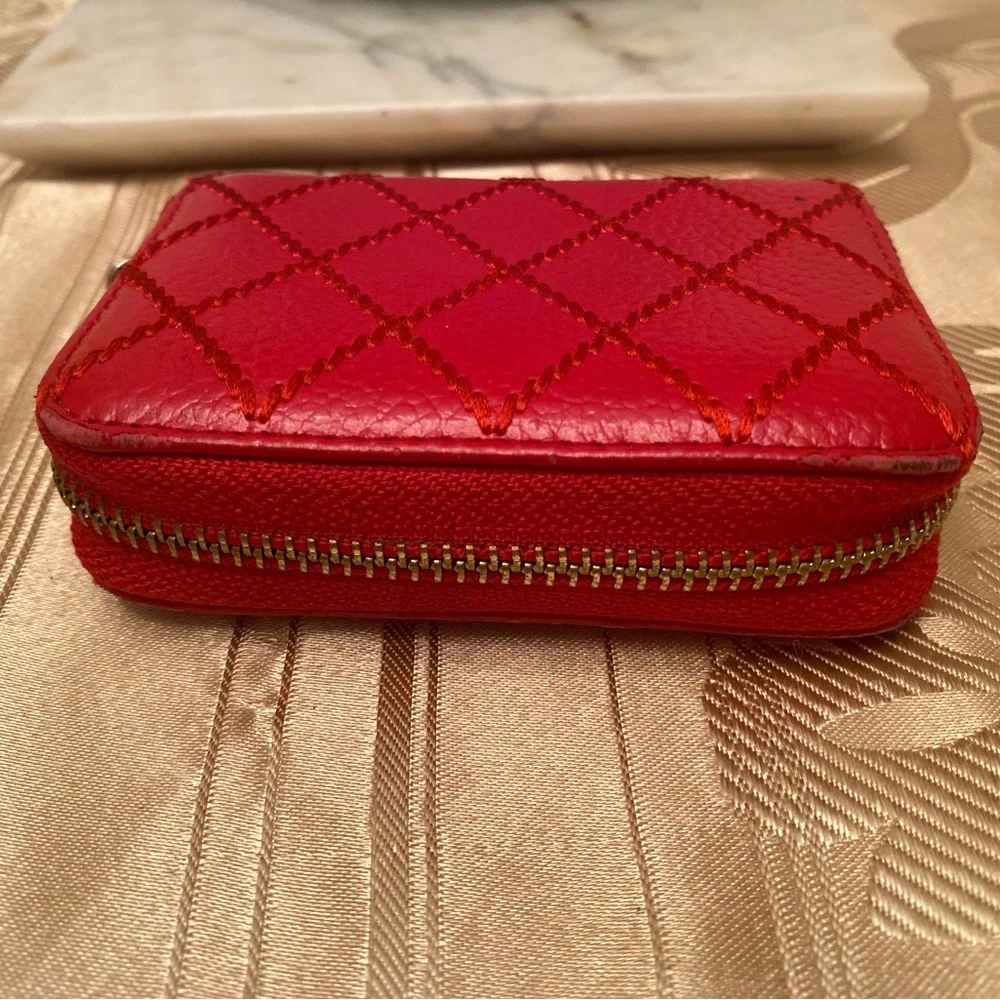Anne Klein red wallet